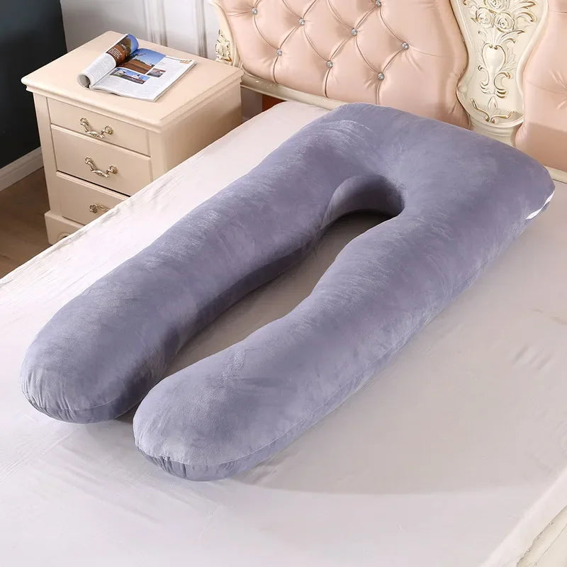 Premium Pregnancy Pillow – Adjustable Support, Washable Cover