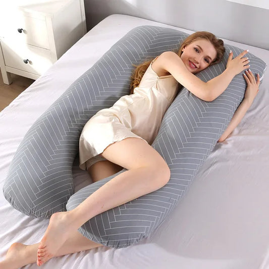 Premium Pregnancy Pillow – Adjustable Support, Washable Cover